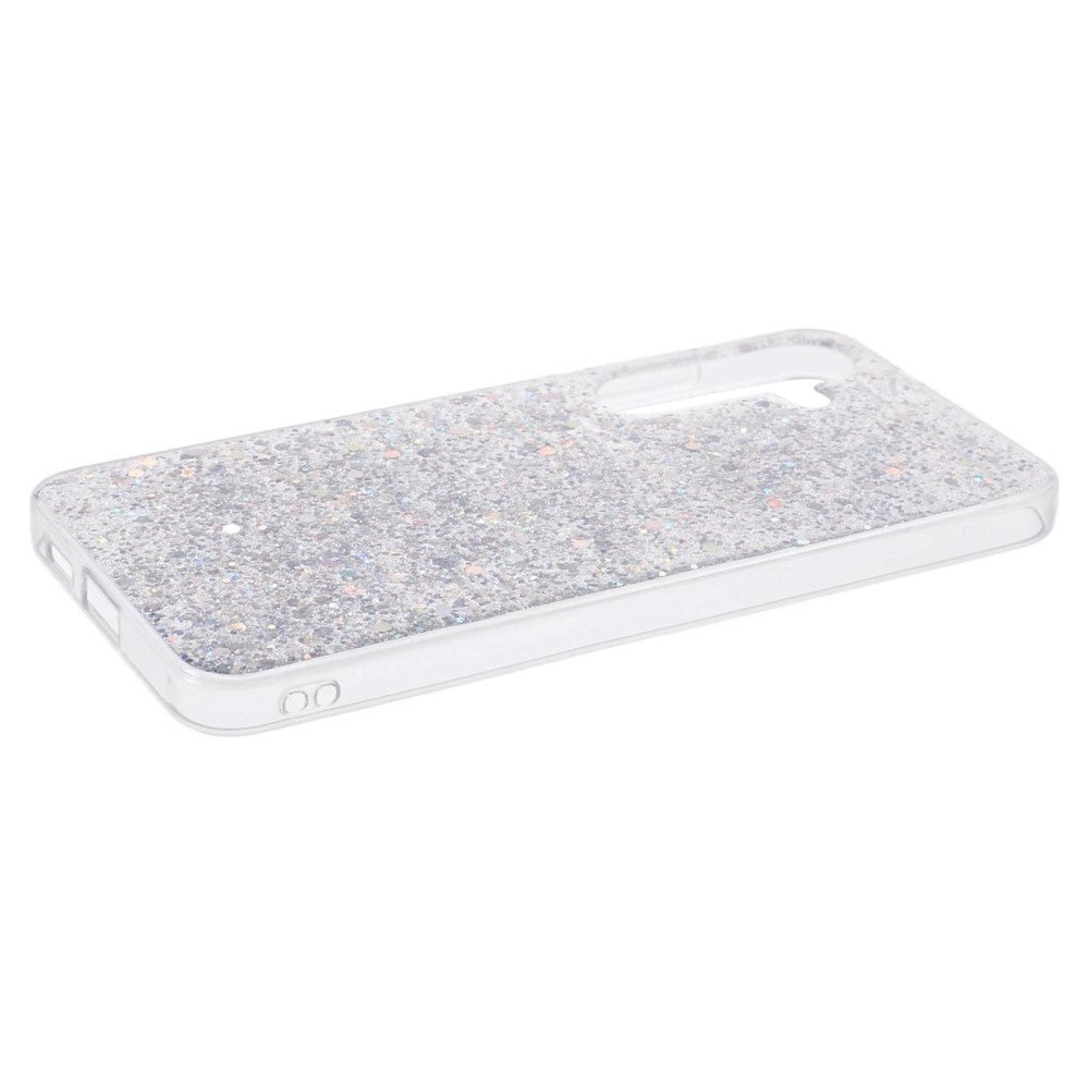 Samsung Galaxy S24 Glitter Deksel - Sølv