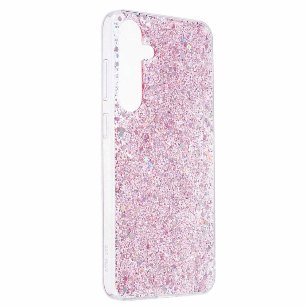 Samsung Galaxy S24 Glitter Deksel - Pink