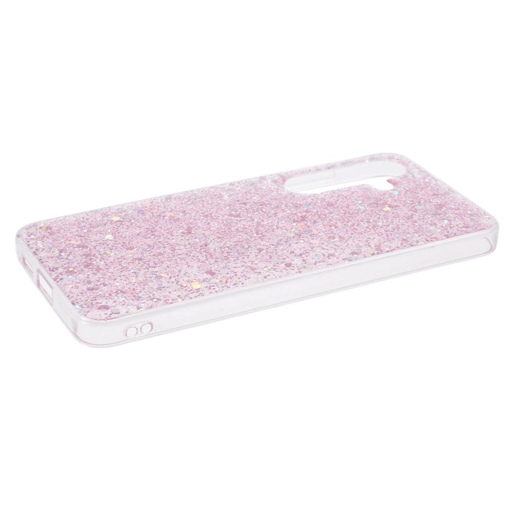 Samsung Galaxy S24 Glitter Deksel - Pink