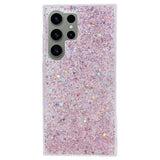 Samsung Galaxy S24 Ultra Glitter Glitter Deksel - Rosa