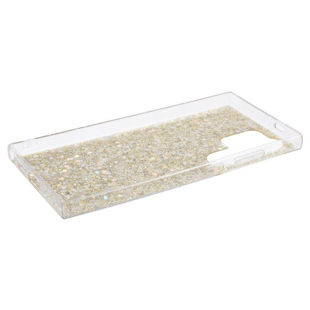 Samsung Galaxy S24 Ultra Glitter Deksel - Gull