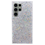 Samsung Galaxy S24 Ultra Glitter Deksel - Sølv