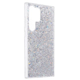 Samsung Galaxy S24 Ultra Glitter Deksel - Sølv