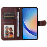 Samsung Galaxy A35 (5G) Kunstskinn Deksel m. Lommebok og Stropp - Brun