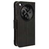 EIDERWOOD OnePlus Open Flip Deksel i Kunstskinn med Stativfunksjon og Avtakbar Kortholder - Svart