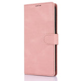 Samsung Galaxy A55 (5G) Kunstskinn Flip Deksel m. Lommebok og Stropp - Pink