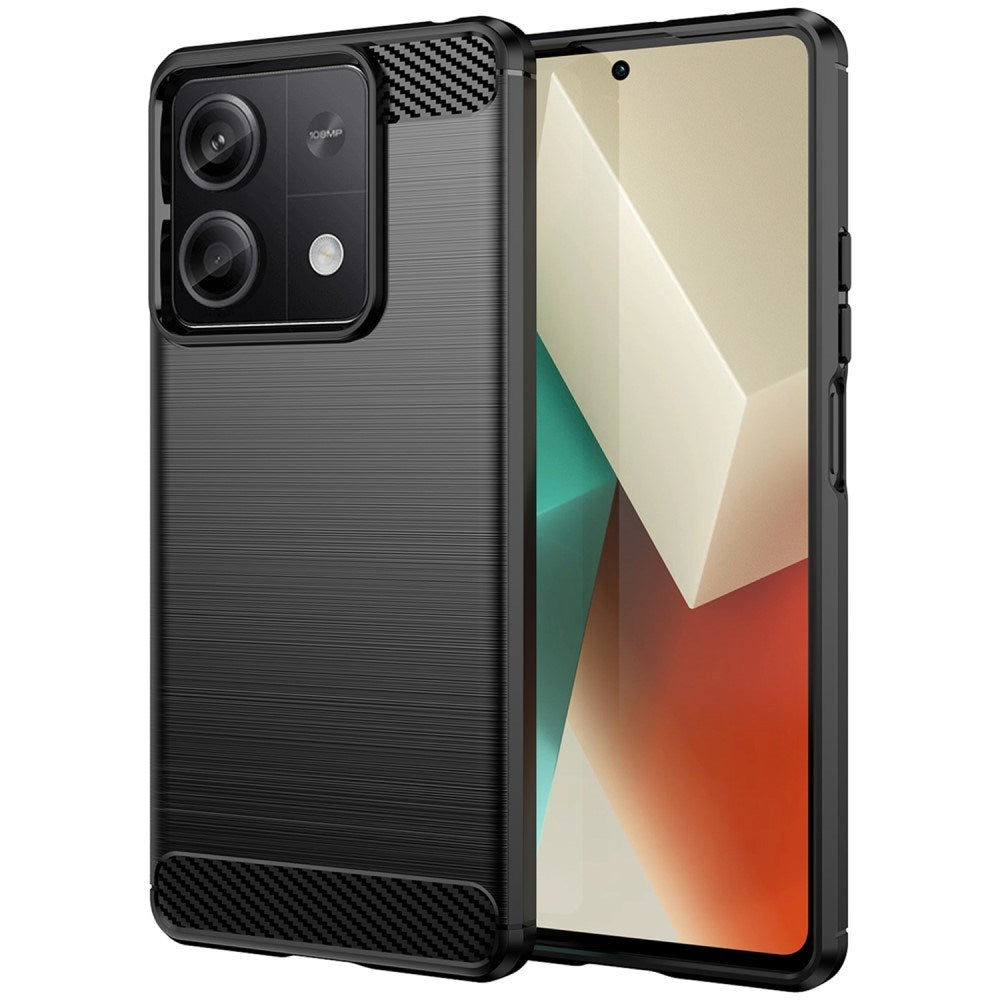 Xiaomi Redmi Note 13 (5G) Brushed Carbon Deksel - Svart