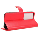 EIDERWOOD Honor X7b / 90 Smart Kunstskinn Flip Deksel m. Strop - Rød