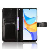EIDERWOOD Honor X7b / 90 Smart Kunstskinn Flip Deksel m. Strop - Svart