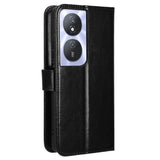 EIDERWOOD Honor X7b / 90 Smart Kunstskinn Flip Deksel m. Strop - Svart