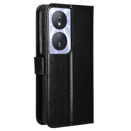 EIDERWOOD Honor X7b / 90 Smart Kunstskinn Flip Deksel m. Strop - Svart