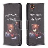 EIDERWOOD Samsung Galaxy Xcover 7 Flip Deksel med 2 Kortholdere - "Don't Touch My Phone" Bjørn