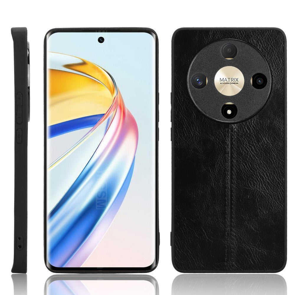 EIDERWOOD Honor Magic6 Lite (5G) Kunstskinn Bak Deksel - Svart