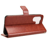 EIDERWOOD Xiaomi Redmi 13C (5G) Kunstskinn Flip Deksel m. Strop - Brun