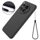 EIDERWOOD OnePlus 12R Liquid Silikon Deksel med Stropp - Svart