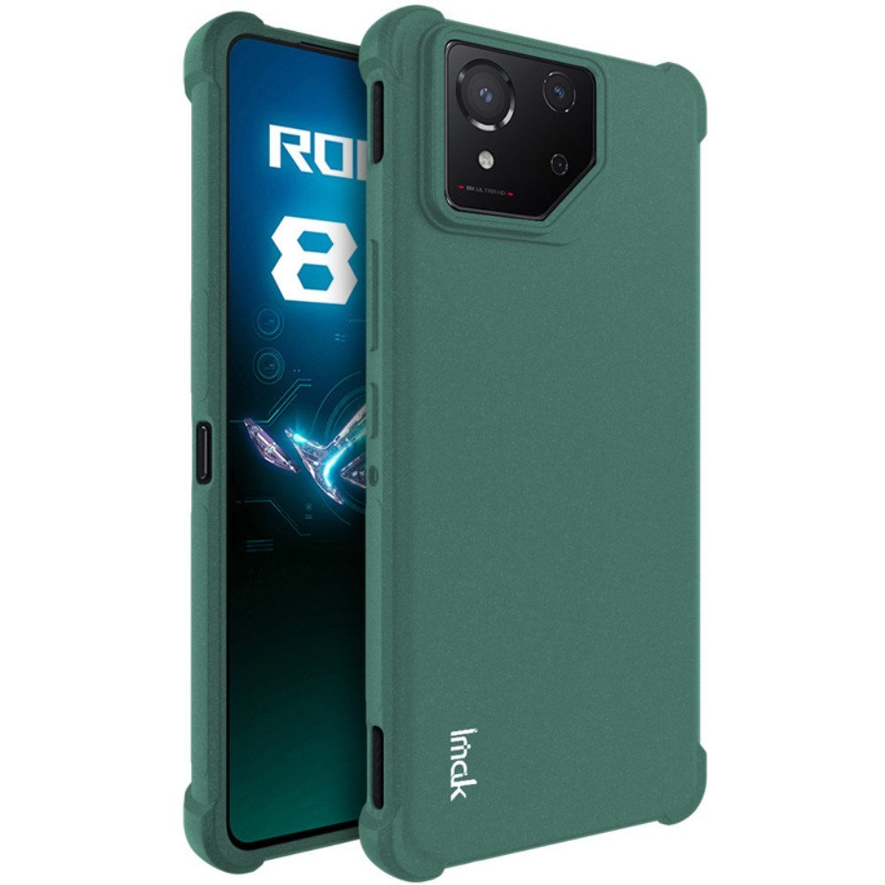 Asus ROG Phone 8 / 8 Pro IMAK Mat Fleksibel Plast Deksel - Grønn