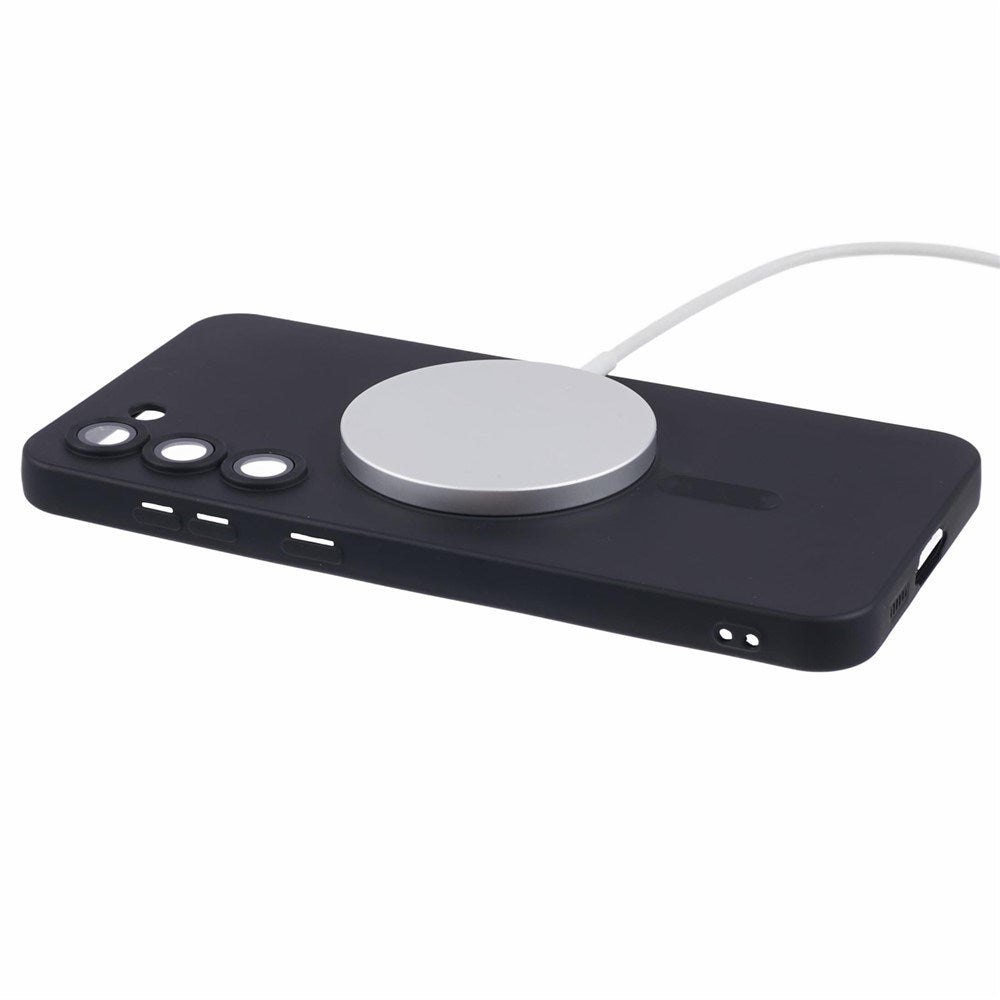 Samsung Galaxy S22+ (Plus) Fleksibelt Plast Mobildeksel- MagSafe Kompatibel - Svart