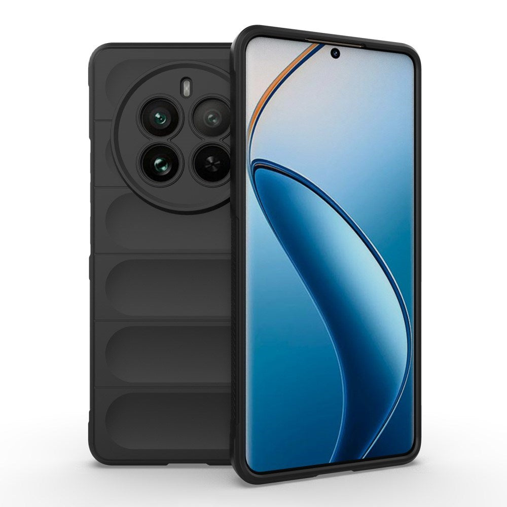 EIDERWOOD Realme 12 Pro (5G) / 12 Pro+ (5G) Fleksibelt Plastdeksel - Svart