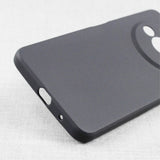 EIDERWOOD Xiaomi Redmi A3 Matt Fleksibelt Plast Deksel - Mørk Grå