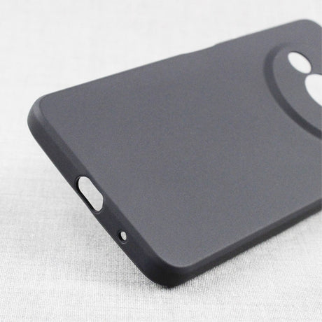 EIDERWOOD Xiaomi Redmi A3 Matt Fleksibelt Plast Deksel - Mørk Grå