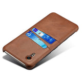 EIDERWOOD Samsung Galaxy Xcover 7 Kunstskinn Deksel med Innebygd Kortholder - Brun