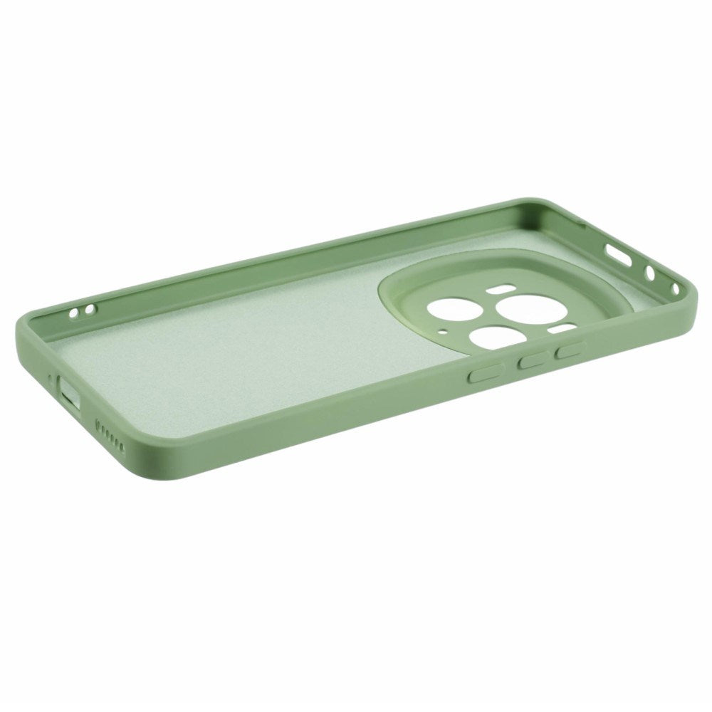 EIDERWOOD Honor Magic6 Pro 5G Deksel – Fleksibelt Plast Deksel med Fiberfôr og Presis Kamerautskjæring- Lysegrønn