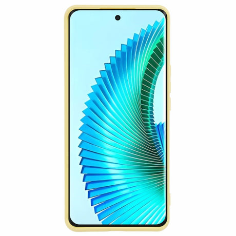 EIDERWOOD Honor Magic6 Lite 5G Deksel – Fleksibelt Plast Deksel med Fiberfôr og Presis Kamerautskjæring - Gul