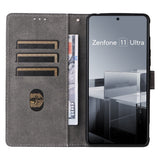 EIDERWOOD Asus Zenfone 11 Ultra Kunstskinn Deksel m. Lommebok og Stropp - Grønn