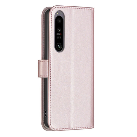 EIDERWOOD Sony Xperia 1 VI Kunst Skinn Flip Deksel m. Stativ & Lommebok - Rose Gold