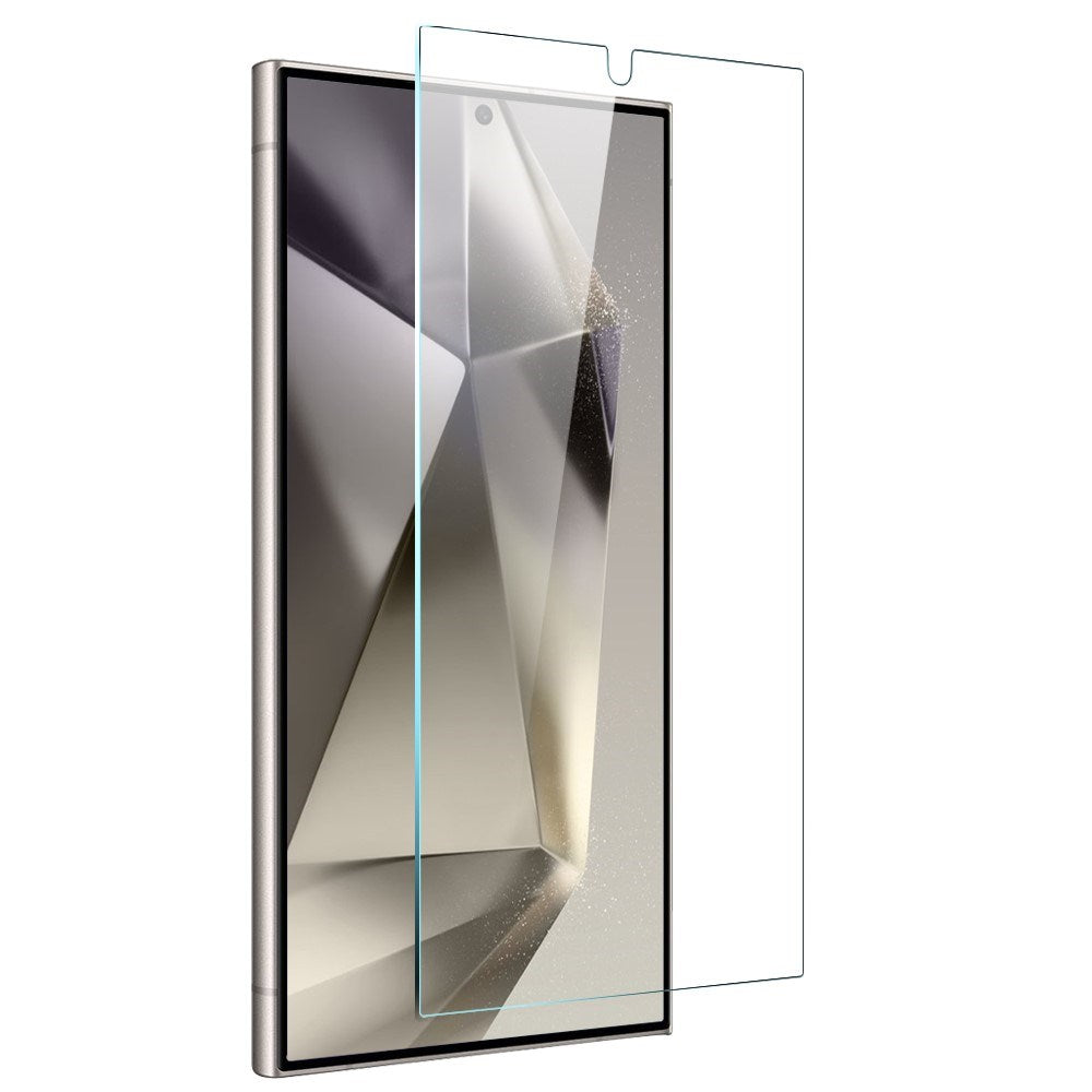 NORTHJO Samsung Galaxy S24 Ultra 2-i-1 Sett Fleksibelt Plast Deksel med Herdet Beskyttelsesglass - Gjennomsiktig