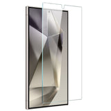 NORTHJO Samsung Galaxy S24 Ultra 2-i-1 Sett Fleksibelt Plast Deksel med Herdet Beskyttelsesglass - Gjennomsiktig