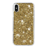 EIDERWOOD iPhone X / XS Glitter Deksel - Gull