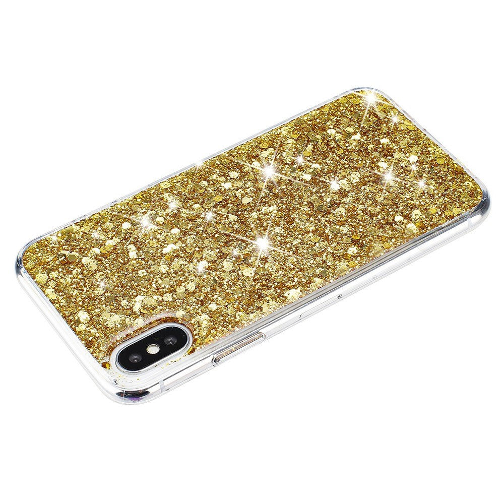 EIDERWOOD iPhone X / XS Glitter Deksel - Gull