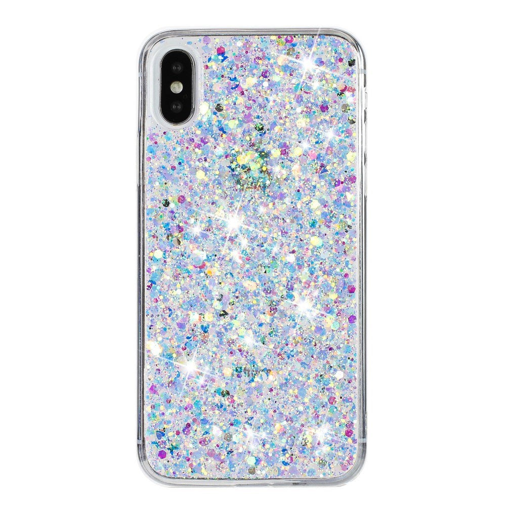 EIDERWOOD iPhone X / XS Glitter Deksel - Sølv