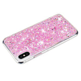 EIDERWOOD iPhone X / XS Glitter Deksel - Rosa