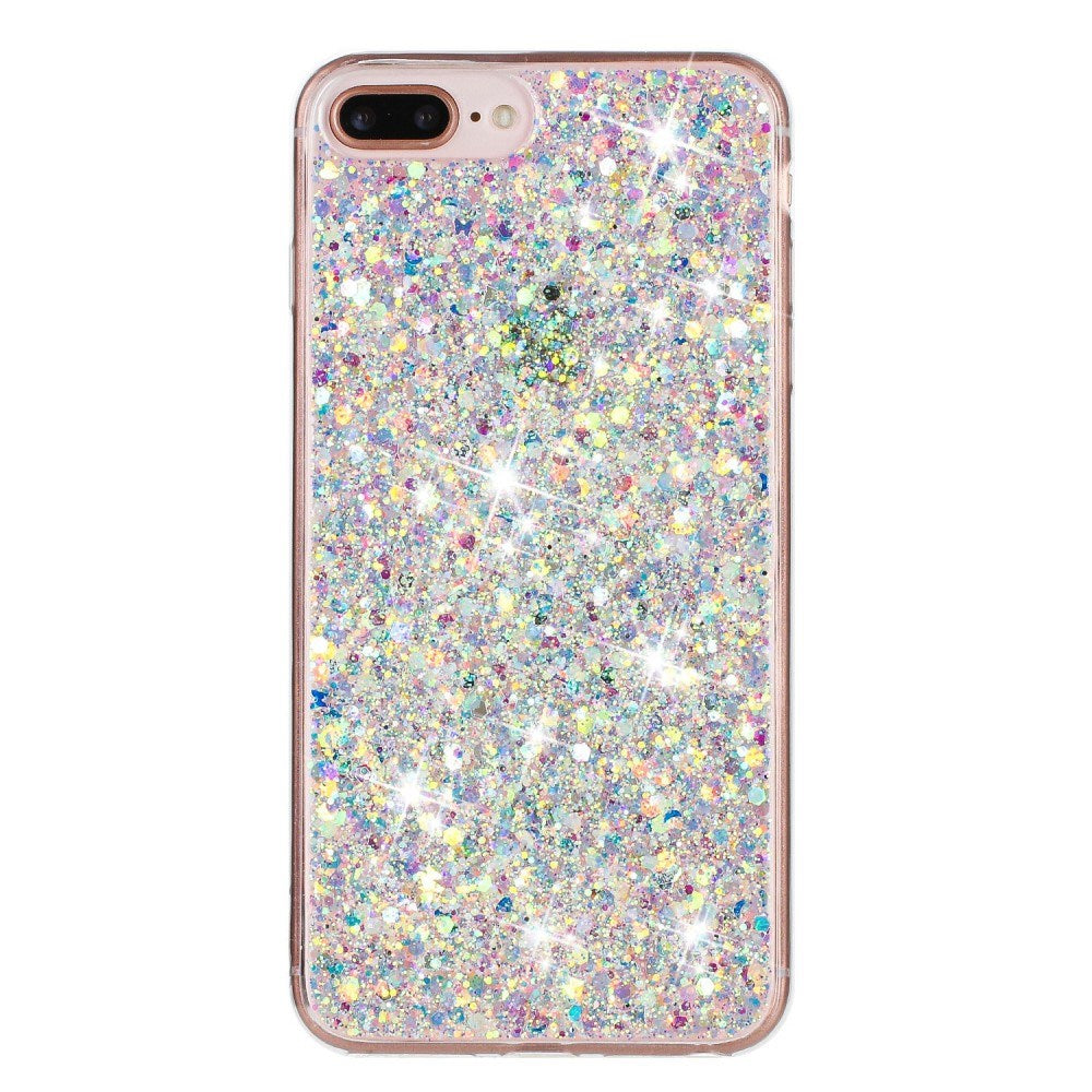 EIDERWOOD iPhone 8 Plus / 7 Plus / 6 (s) Plus Glitter Deksel - Hvit