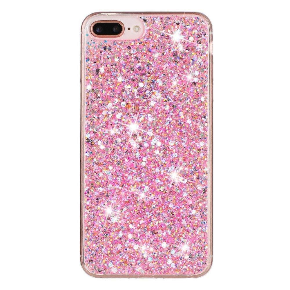 EIDERWOOD iPhone 8 Plus / 7 Plus / 6 (s) Plus Glitter Deksel - Pink