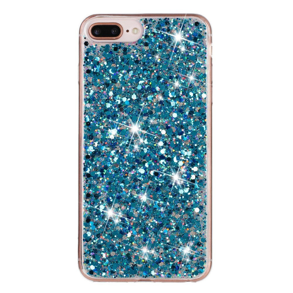 EIDERWOOD iPhone 8 Plus / 7 Plus / 6 (s) Plus Glitter Deksel - Blå