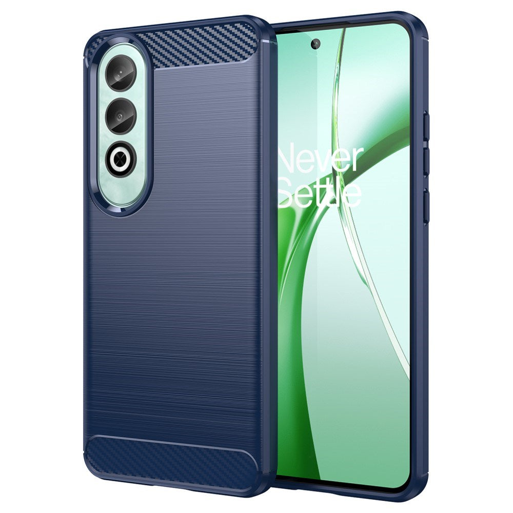 EIDERWOOD OnePlus Nord CE4 (5G) Brushed Carbon Deksel - Blå