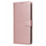 EIDERWOOD iPhone 14 Pro Max Kunstskinn Flip Deksel m. Stropp - Rose Gold