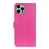 EIDERWOOD iPhone 16 Pro Max Skinn Flip Deksel med Lommebok - Rosa