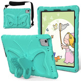 EIDERWOOD iPad Air 11" (2024) Butterfly Kickstand Barnedeksel - Mintgrønn