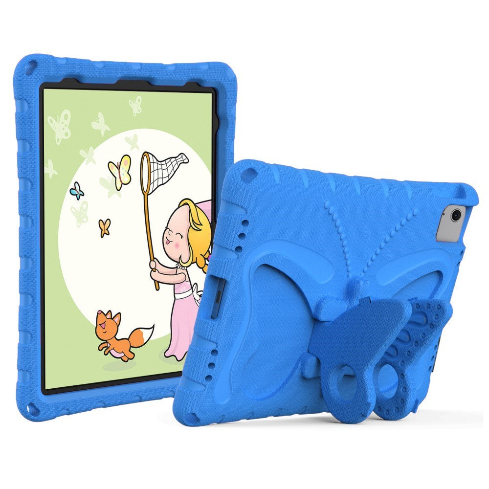 EIDERWOOD iPad Air 11" (2024) Butterfly Kickstand Barnedeksel - Blå