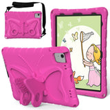 EIDERWOOD iPad Air 11" (2024) Butterfly Kickstand Barnedeksel - Rosa