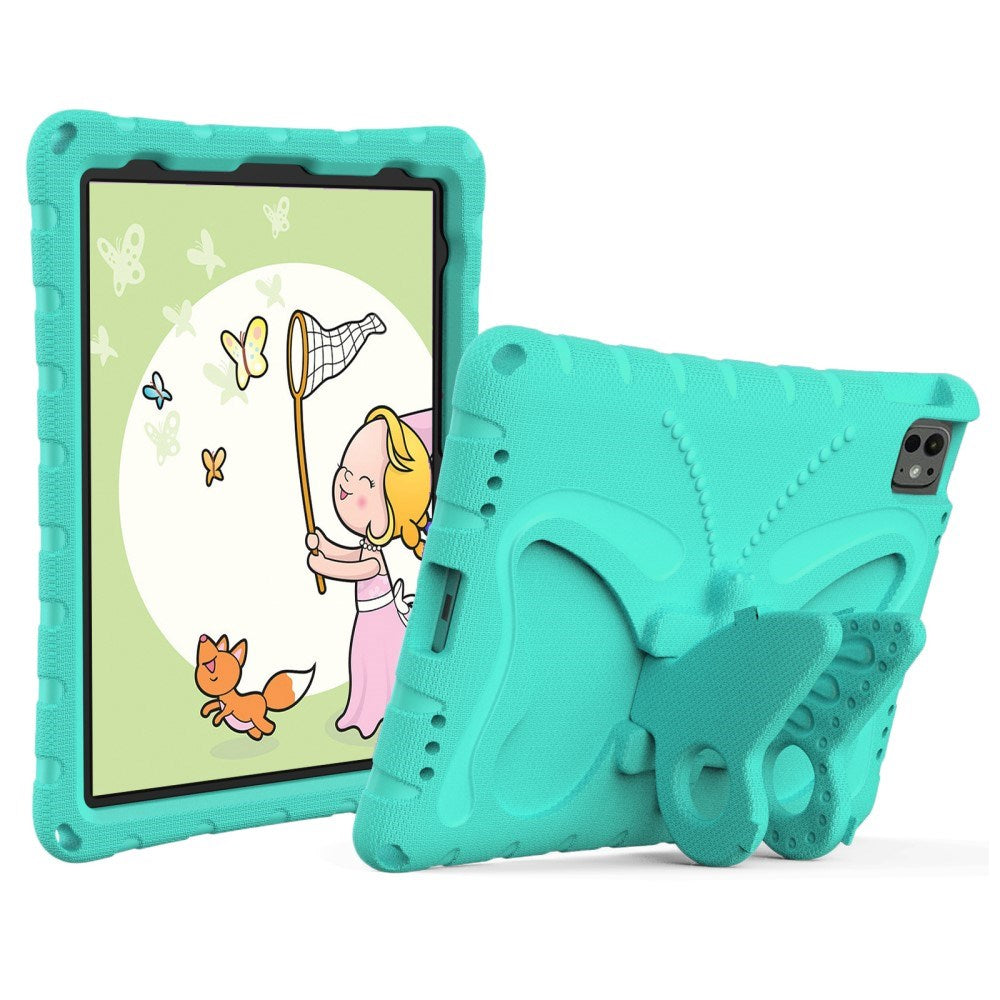 EIDERWOOD iPad Pro 11" (2024) Butterfly Kickstand Barnedeksel - Mintgrønn