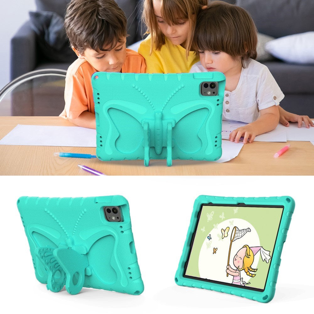 EIDERWOOD iPad Pro 11" (2024) Butterfly Kickstand Barnedeksel - Mintgrønn