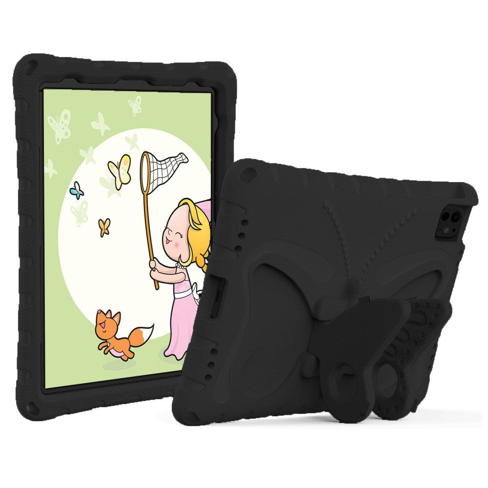 EIDERWOOD iPad Pro 11" (2024) Butterfly Kickstand Barnedeksel - Svart