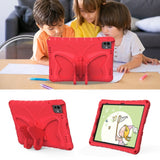 EIDERWOOD iPad Pro 11" (2024) Butterfly Kickstand Barnedeksel - Rød