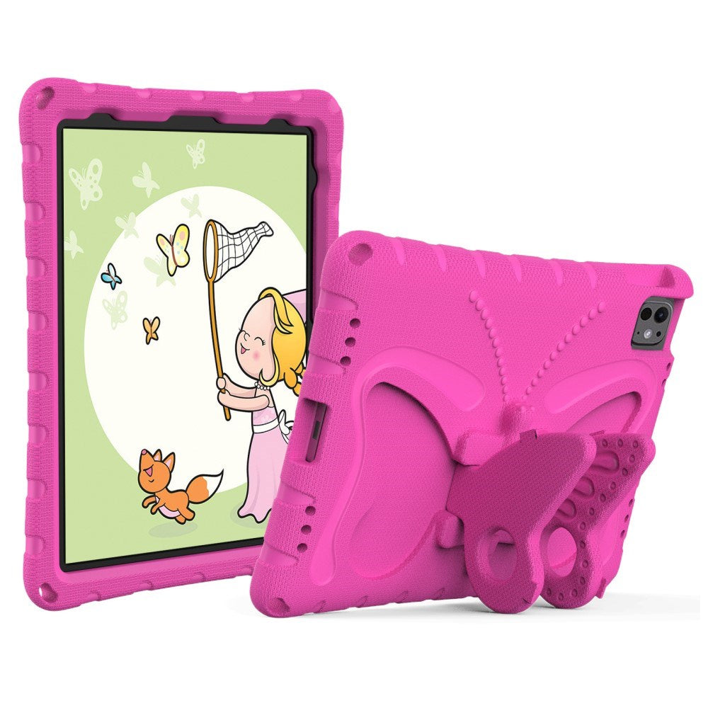 EIDERWOOD iPad Pro 11" (2024) Butterfly Kickstand Barnedeksel - Rosa