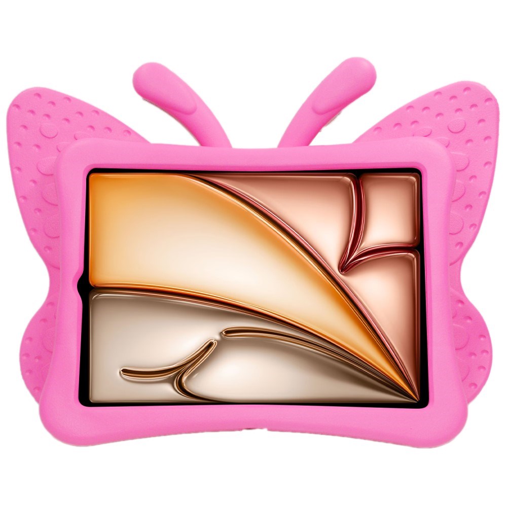 EIDERWOOD iPad Air 11" (2024) - Butterfly Super 360 Degree Position Deksel - Pink